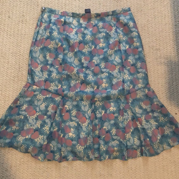 Excellent condition Marc Jacobs sz 8 100% silk knee- length summery skirt - Picture 5 of 10